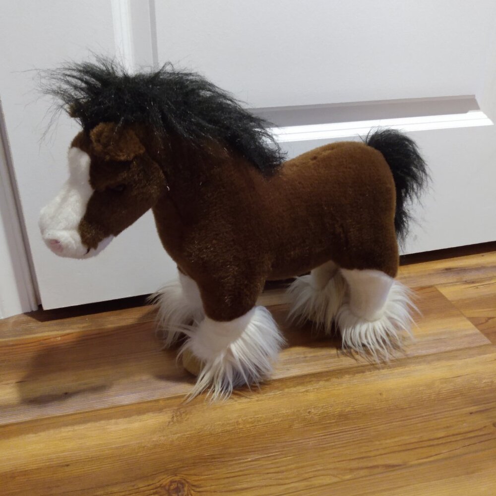 Stuffed Clydesdale Horse